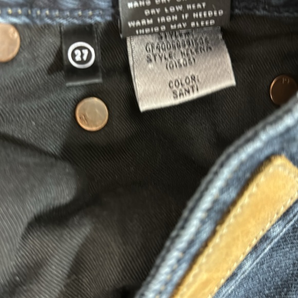 GRLFRND The Helena High Rise Straight Leg Jeans Blue Size 27 - Picture 13 of 15